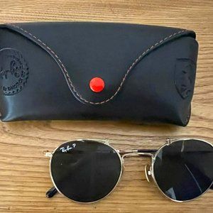 Ray-Ban Round Double Bridge Titanium + Case
